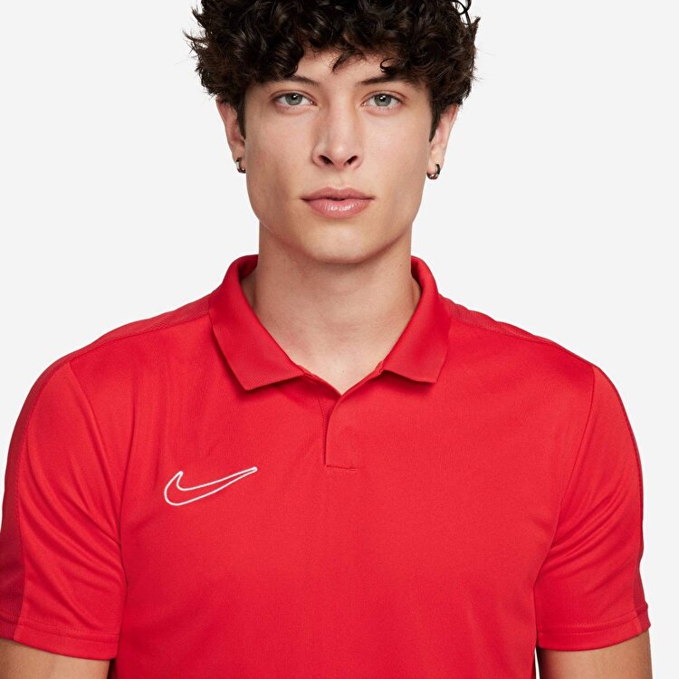 Nike Academy Dri Fit Erkek Kırmızı Klasik Yaka Polo Tişört