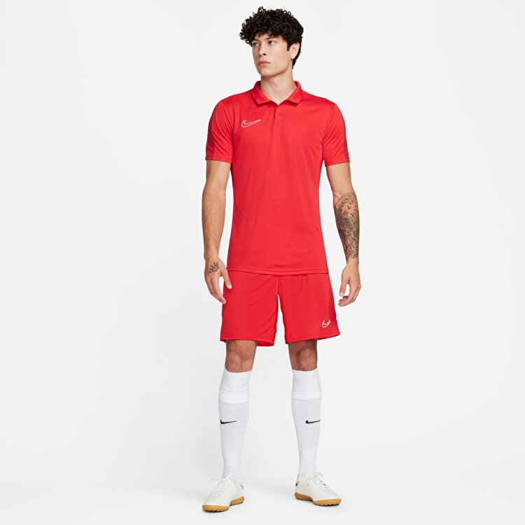 Nike Academy Dri Fit Erkek Kırmızı Klasik Yaka Polo Tişört DR1346