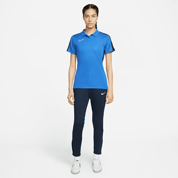 Nike Academy Dri Fit Kadın Mavi Klasik Yaka Polo Tişört