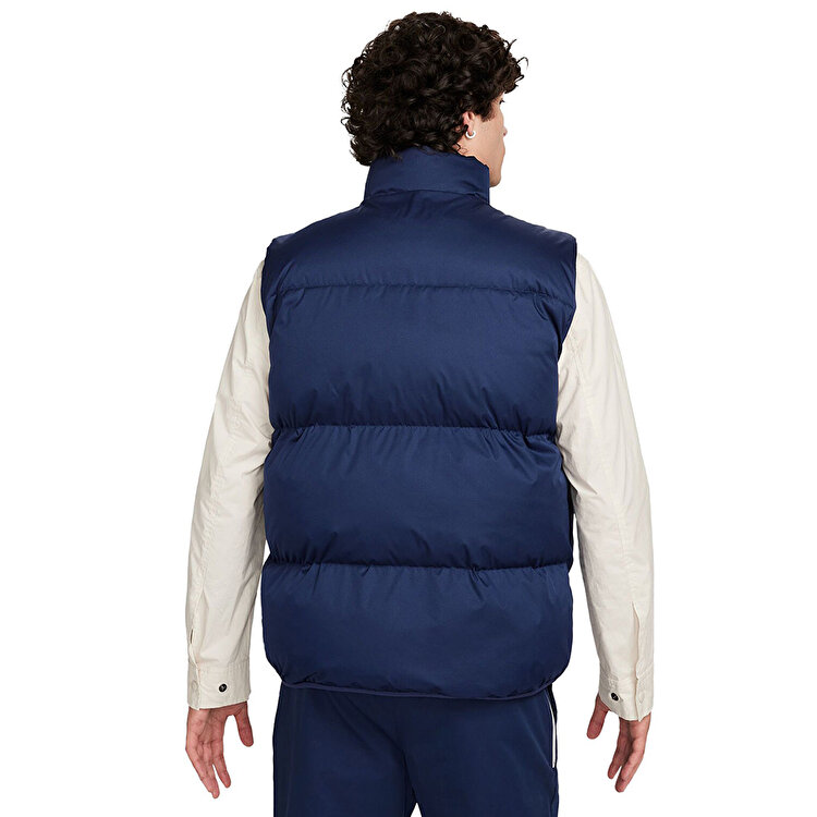 Nike Sportswear Club Primaloft Erkek Lacivert Dik Yaka Yelek