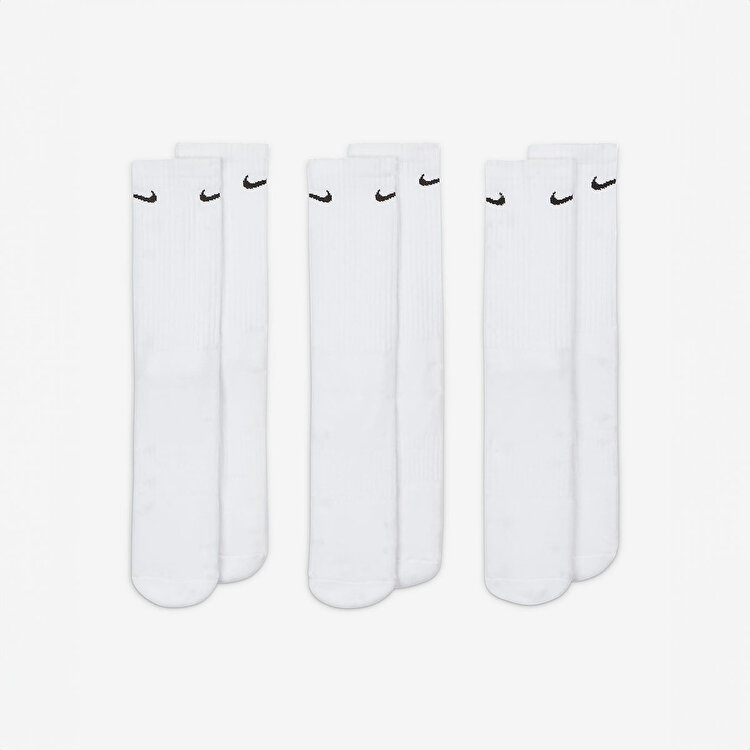 Nike Everyday Cush Crew 3Pr Beyaz Çorap