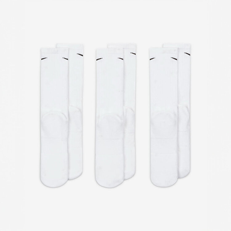 Nike Everyday Cush Crew 3Pr Beyaz Çorap