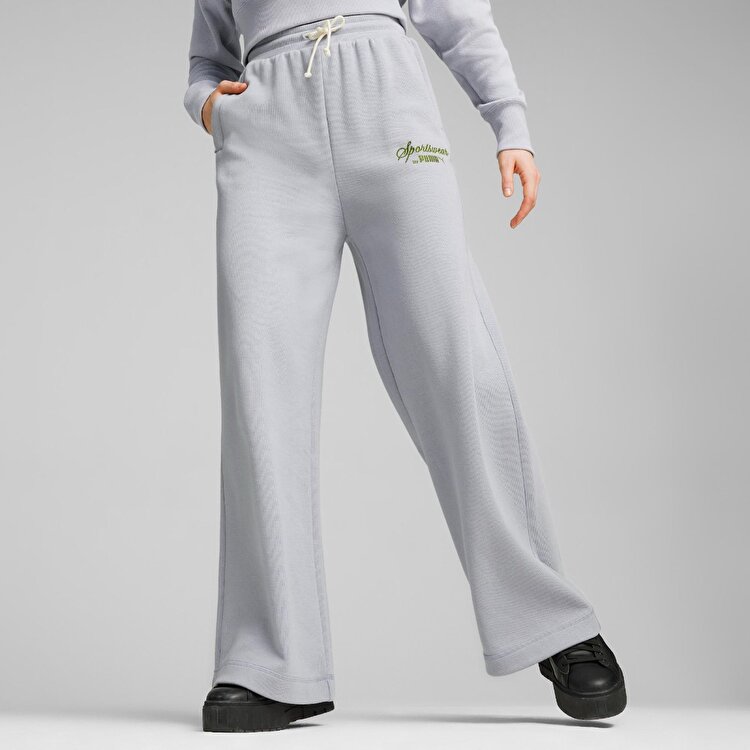 Puma Classics Relaxed Kadın Gri Eşofman Altı