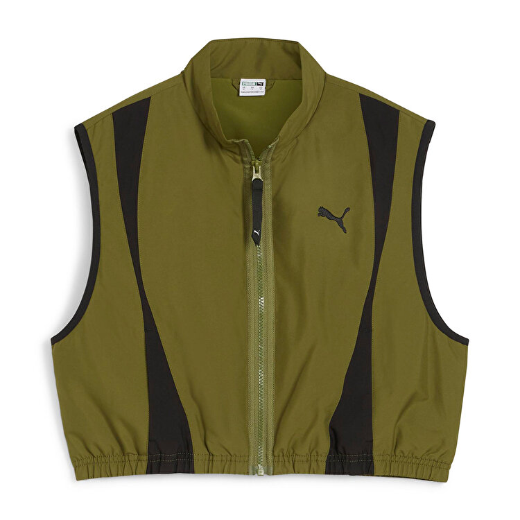 Puma Dare To Woven Kadın Yeşil Dik Yaka Yelek