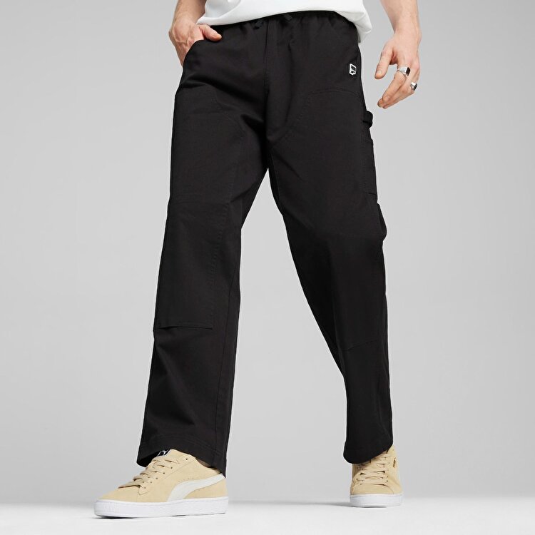 Puma Downtown Doble Knee Erkek Siyah Pantolon 62436801 - Sporthink