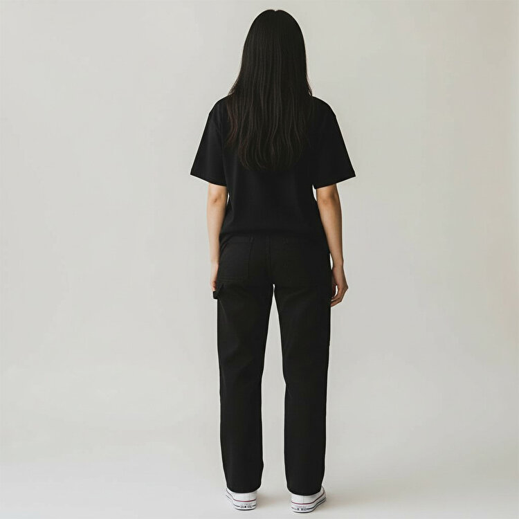 Puma Downtown Straight Kadın Siyah Pantolon