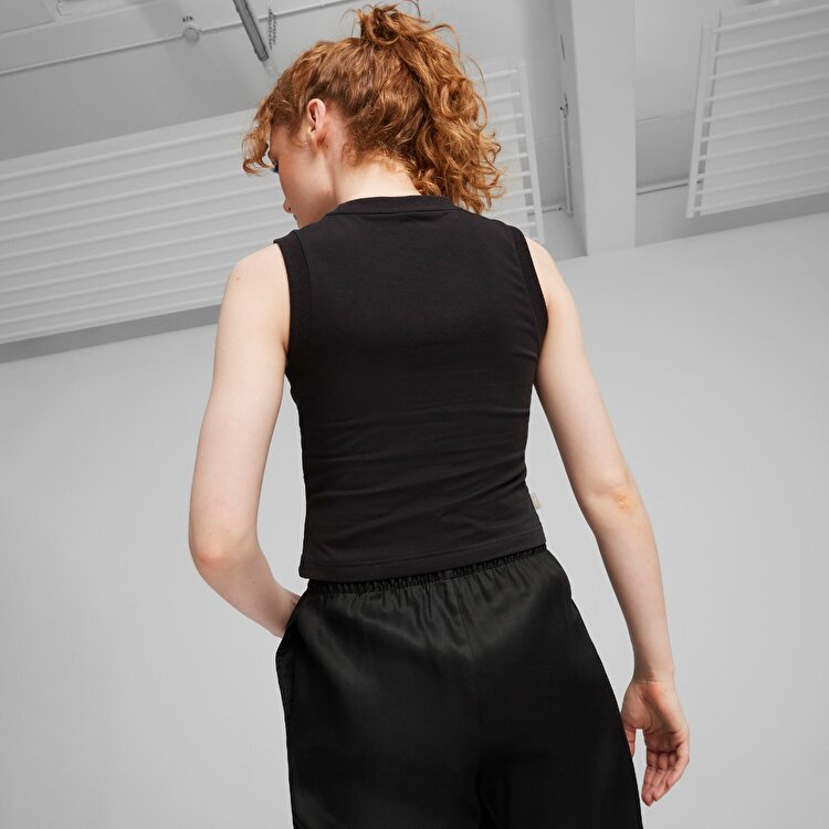 Puma Infuse Slim Kadın Siyah Yuvarlak Yaka Atlet