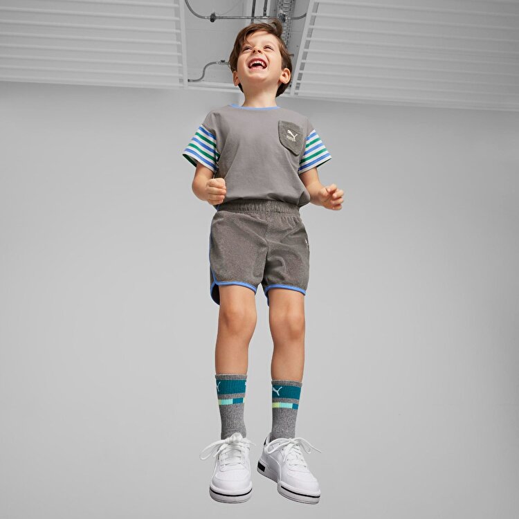 Puma Summer Camp Classics Çocuk Gri Şort