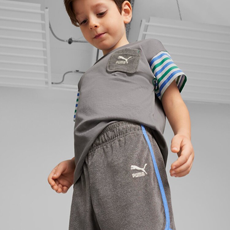 Puma Summer Camp Classics Çocuk Gri Şort