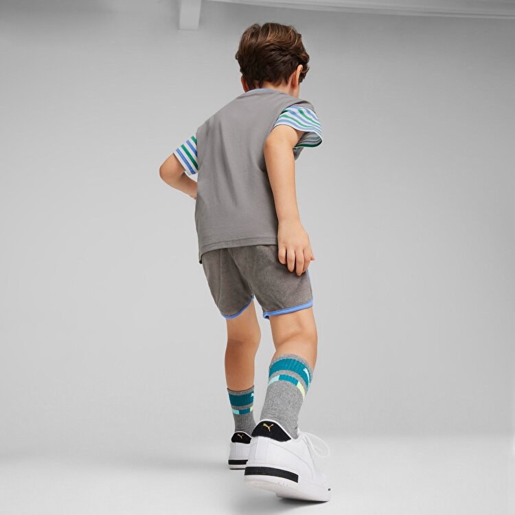 Puma Summer Camp Classics Çocuk Gri Şort
