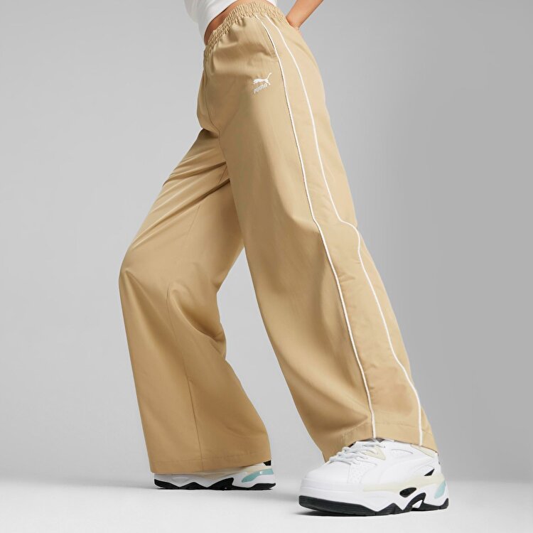Puma T7 Relaxed Track Kadın Bej Pantolon