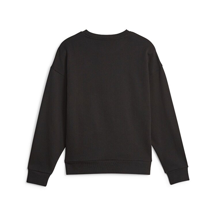 Puma Better Essentials Crew Kadın Siyah Yuvarlak Yaka Sweatshirt