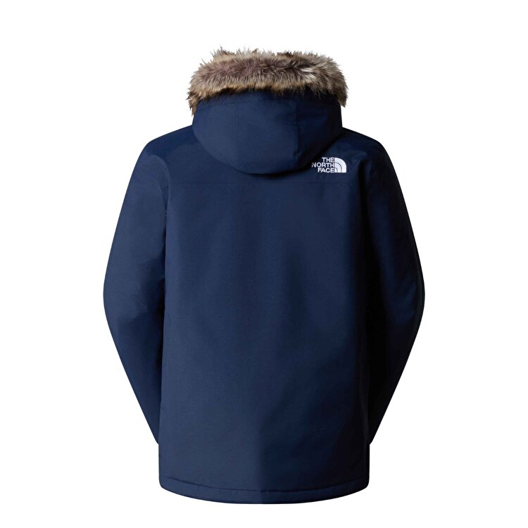 The North Face Recycled Zaneck Erkek Lacivert Kapüşonlu Mont