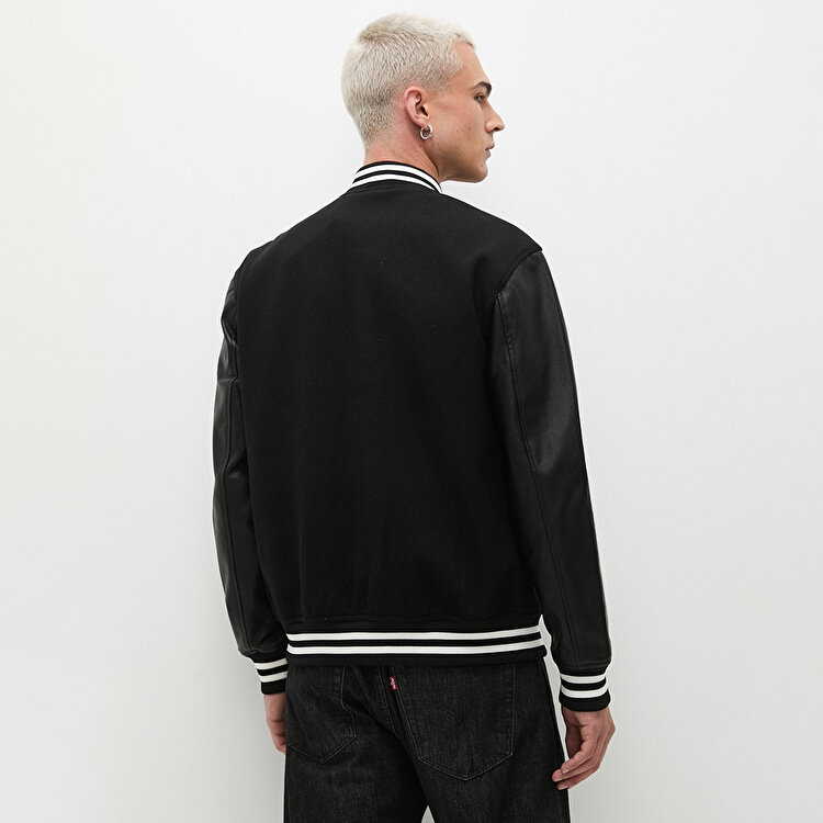 Only&Sons Jason Varsity Erkek Siyah Hakim Yaka Ceket