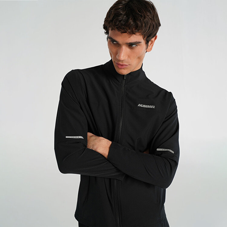 Hummel James Erkek Siyah Dik Yaka Ceket 922199-2001 - Sporthink