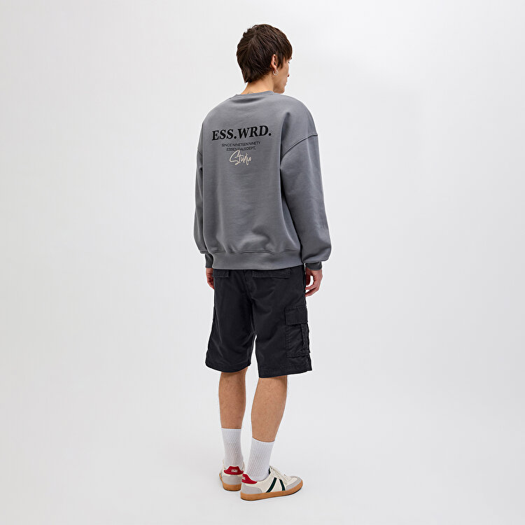 Jack&Jones Cole Mateo Cargo Mid Erkek Siyah Şort