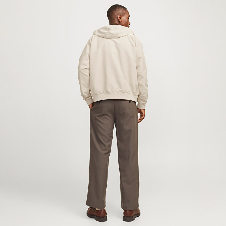Jack&Jones Perfect Bomber Erkek Bej Kapüşonlu Ceket