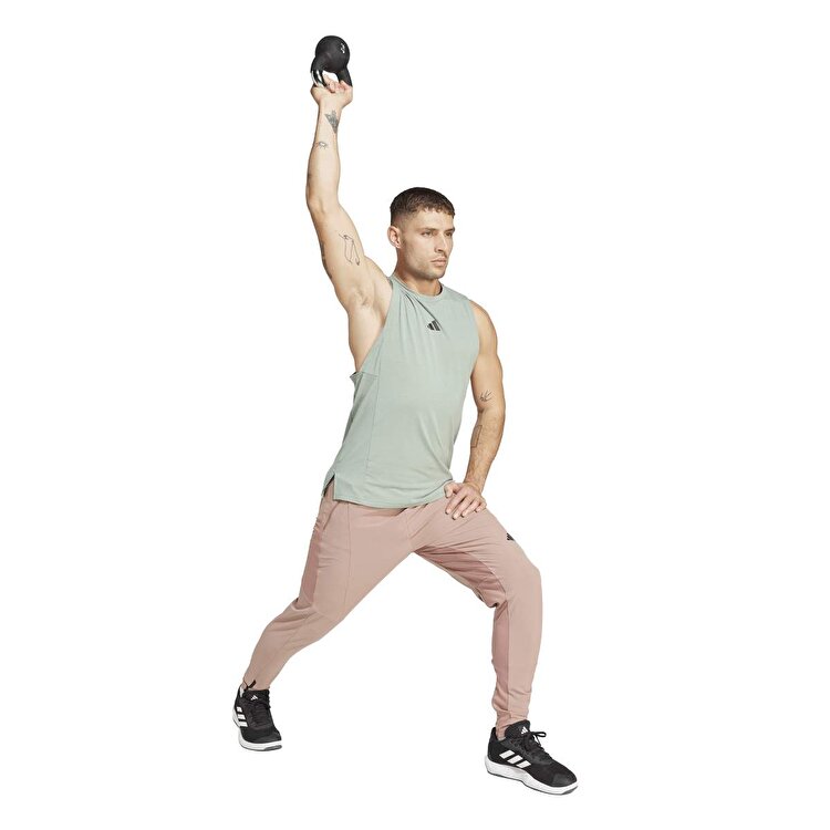 adidas Designed For Training Hybrid Erkek Bej Eşofman Altı