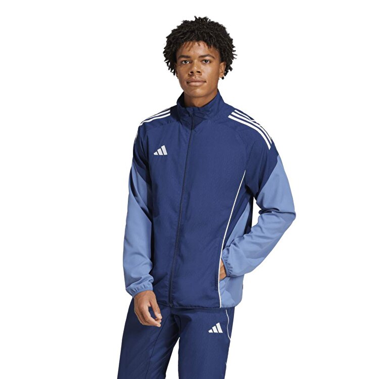 adidas Tiro25C Pre Jkt Erkek Lacivert Dik Yaka Ceket JI6564