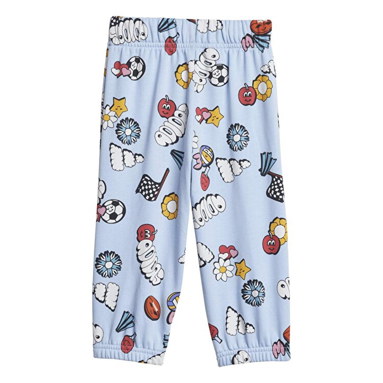 adidas Fun Aop Jogger Bebek Mavi Eşofman Takımı