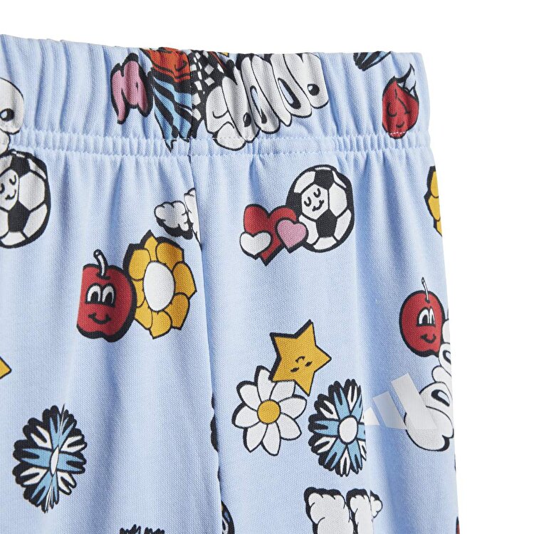 adidas Fun Aop Jogger Bebek Mavi Eşofman Takımı