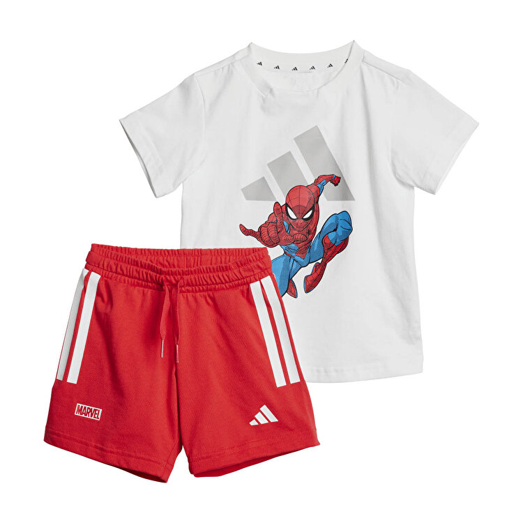 adidas Marvel Spider Man Bebek Beyaz Eşofman Takımı