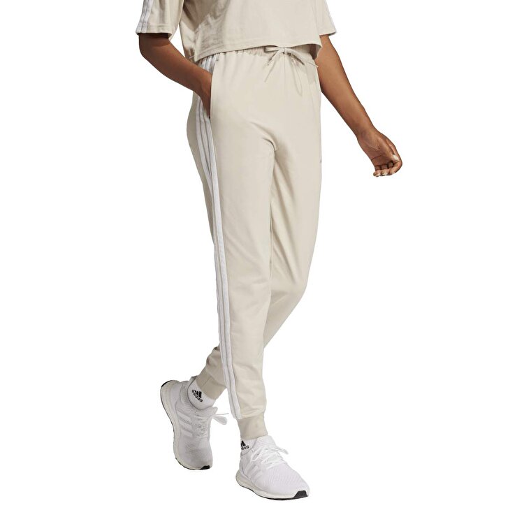 adidas 3-Stripes Essentials Kadın Ekru Eşofman Altı