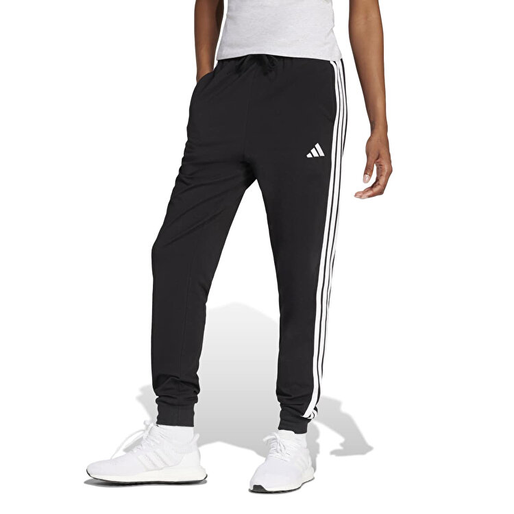 adidas Essentials 3 Stripes Jogger Kadın Siyah Eşofman Altı