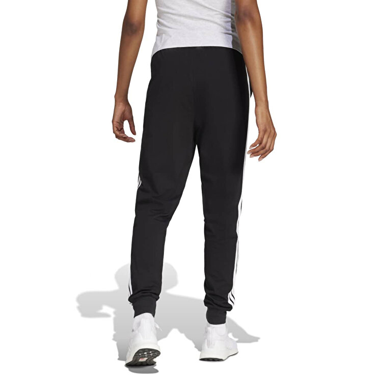 adidas Essentials 3 Stripes Jogger Kadın Siyah Eşofman Altı