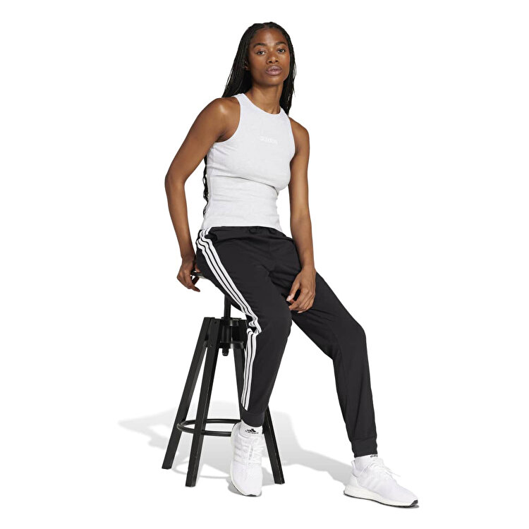 adidas Essentials 3 Stripes Jogger Kadın Siyah Eşofman Altı