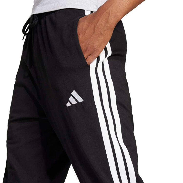 adidas Essentials 3 Stripes Jogger Kadın Siyah Eşofman Altı
