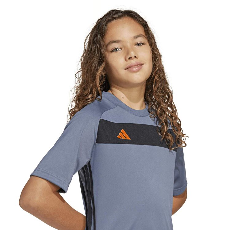 adidas Tiro 25 Essentials Çocuk Gri Yuvarlak Yaka Forma