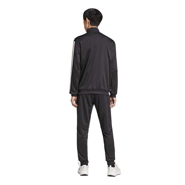 adidas 3 Stripes Ft Tt Ts Erkek Siyah Dik Yaka Eşofman Takımı