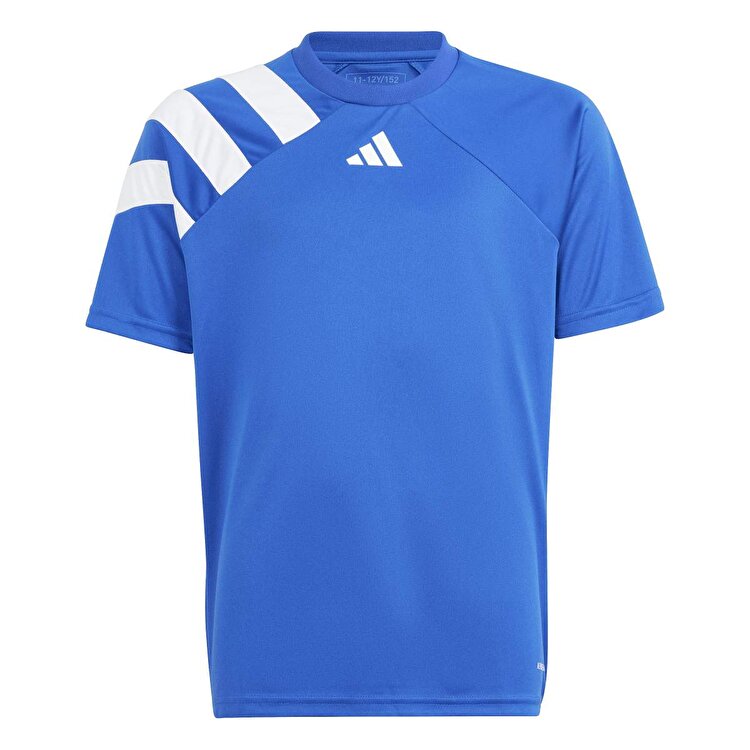 adidas Fortore 23 Çocuk Mavi Yuvarlak Yaka Forma