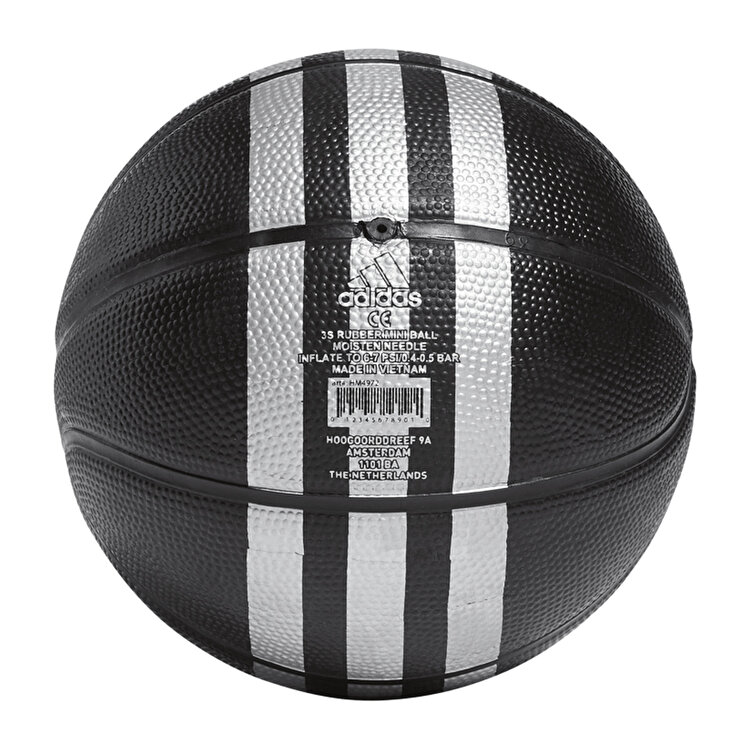 adidas 3S Rubber Mini Siyah Basketbol Topu