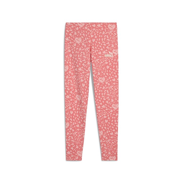 Puma Flaming Love Aop Kız Çocuk Pembe Tayt