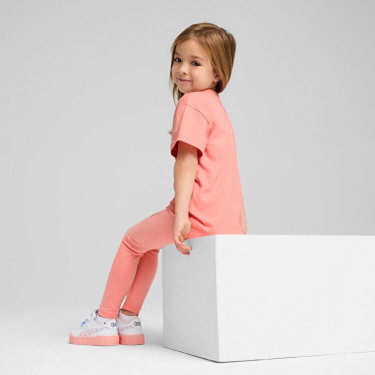 Puma Puma X Hk&Fr Graphic Kız Çocuk Pembe Yuvarlak Yaka Tişört