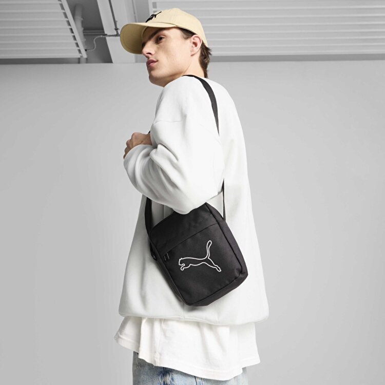 Puma Plus Portable Siyah Omuz Çantası