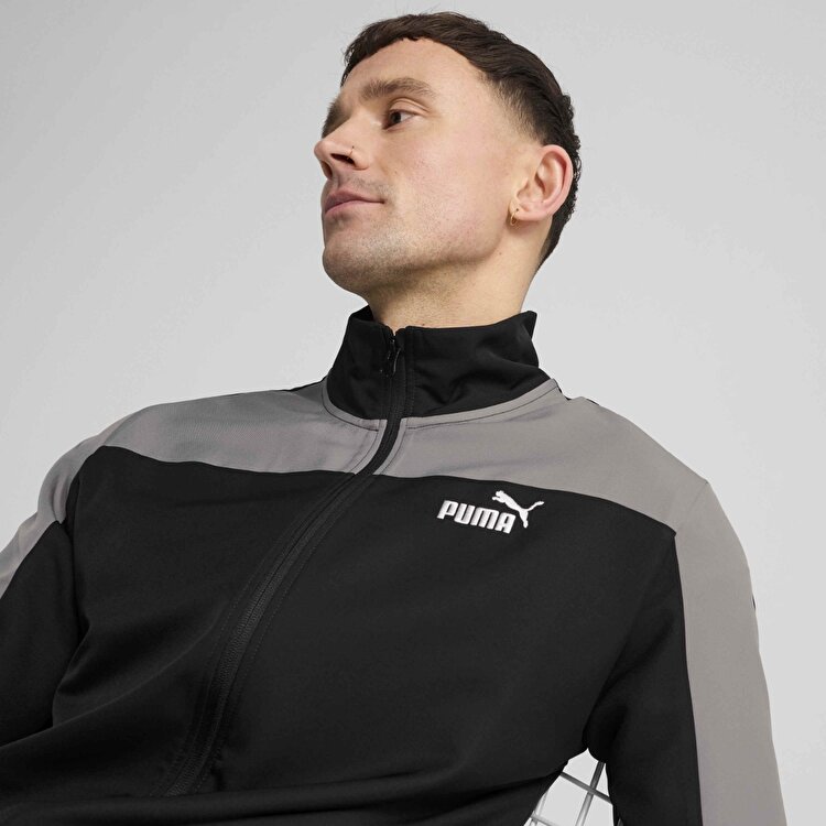 Puma Colorblock Woven Erkek Siyah Eşofman Takımı 68485601 - Sporthink
