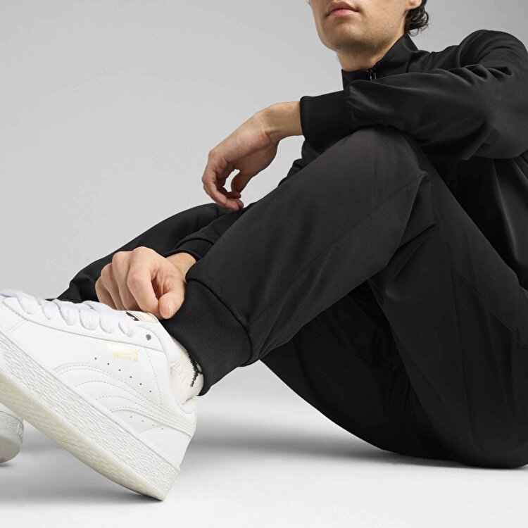 Puma Essentials Poly Erkek Siyah Dik Yaka Eşofman Takımı
