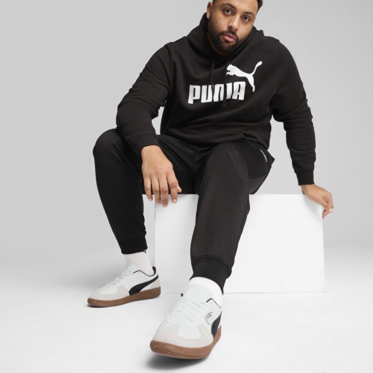 Puma Essentials No 1 Logo Poly Erkek Siyah Eşofman Altı