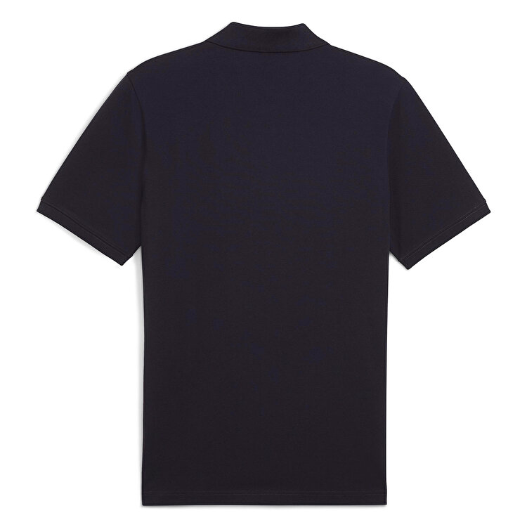 Puma Essentials No 1 Logo Pique Erkek Lacivert Polo Yaka Tişört
