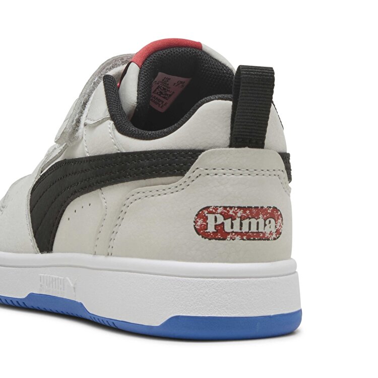 Puma Rebound V6 Lo Mid 90s Ac Çocuk Bej Sneaker - Görsel 5