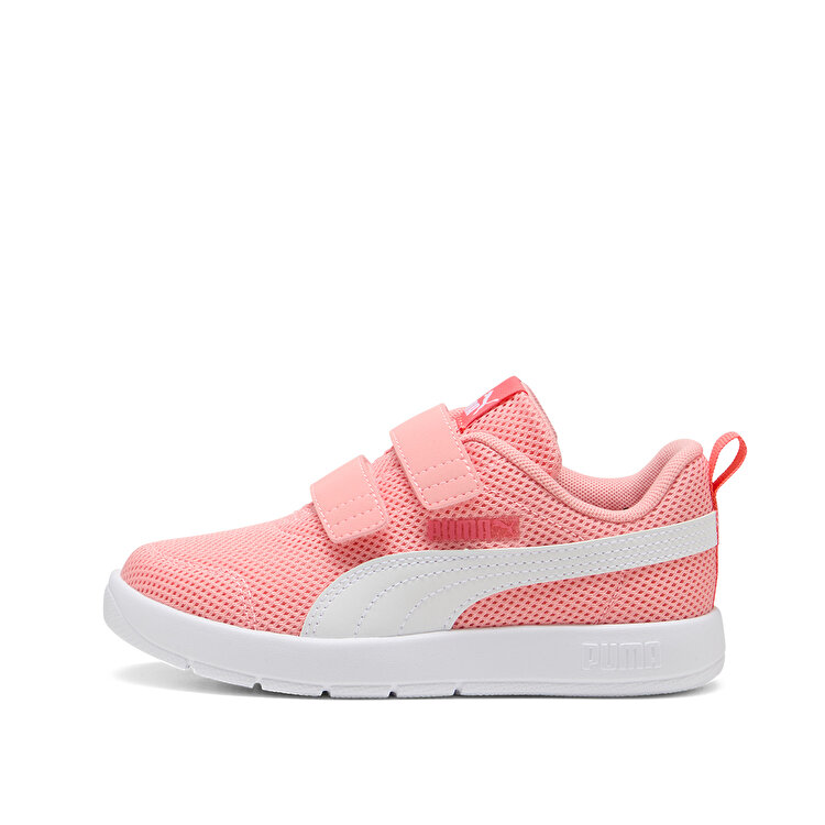 Puma Courtflex V3 Mesh Çocuk Pembe Sneaker - Görsel 2