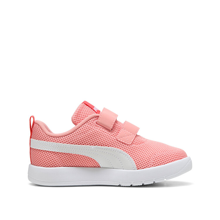 Puma Courtflex V3 Mesh Çocuk Pembe Sneaker - Görsel 3