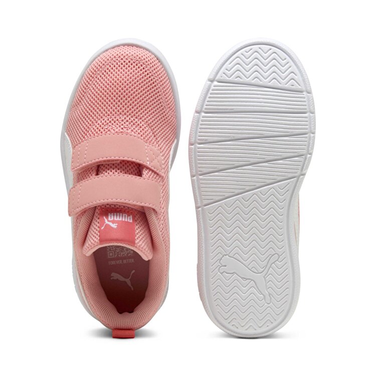 Puma Courtflex V3 Mesh Çocuk Pembe Sneaker - Görsel 6