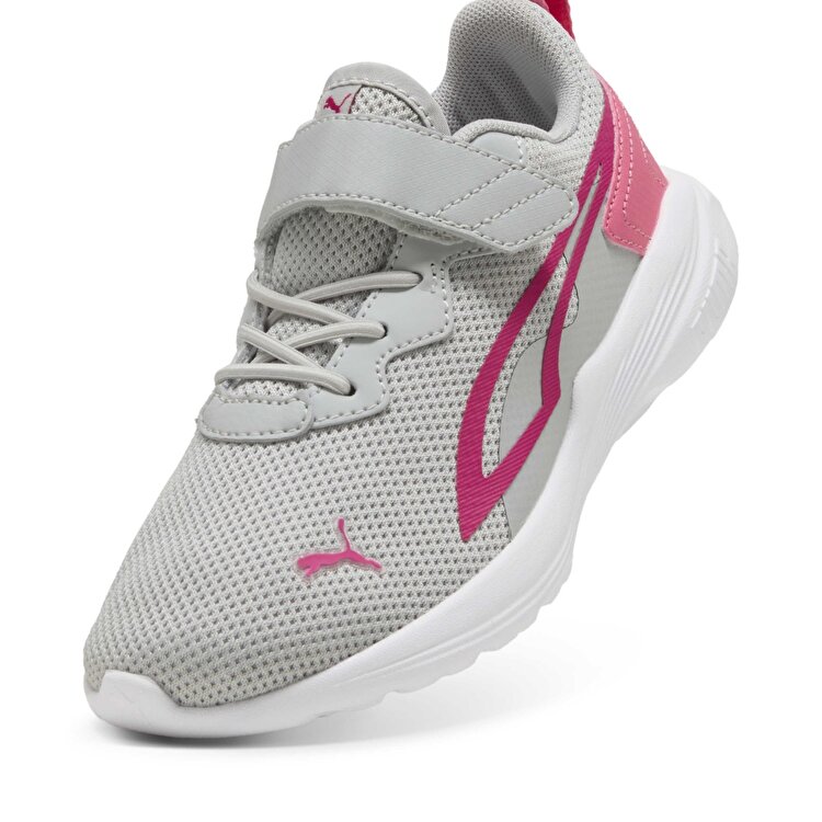 Puma All Day Active Ac Çocuk Gri Koşu Ayakkabısı - Görsel 4