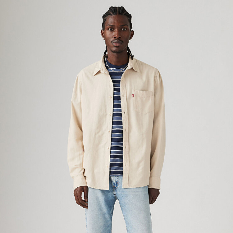 Levi's Sunset 1 Pocket Erkek Mavi Klasik Yaka Gömlek 85746-0175
