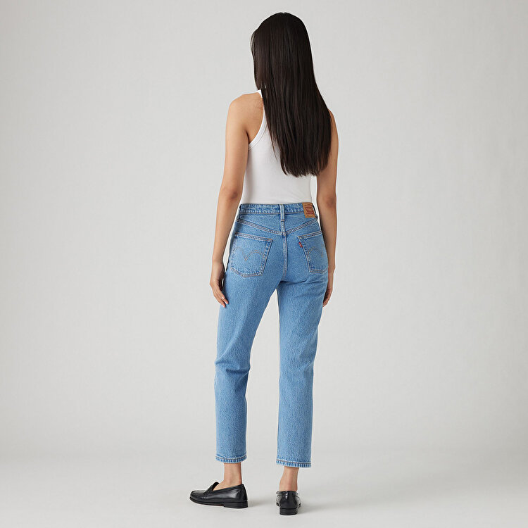 Levi's 501 Regular Fit Crop Kadın Mavi Jean