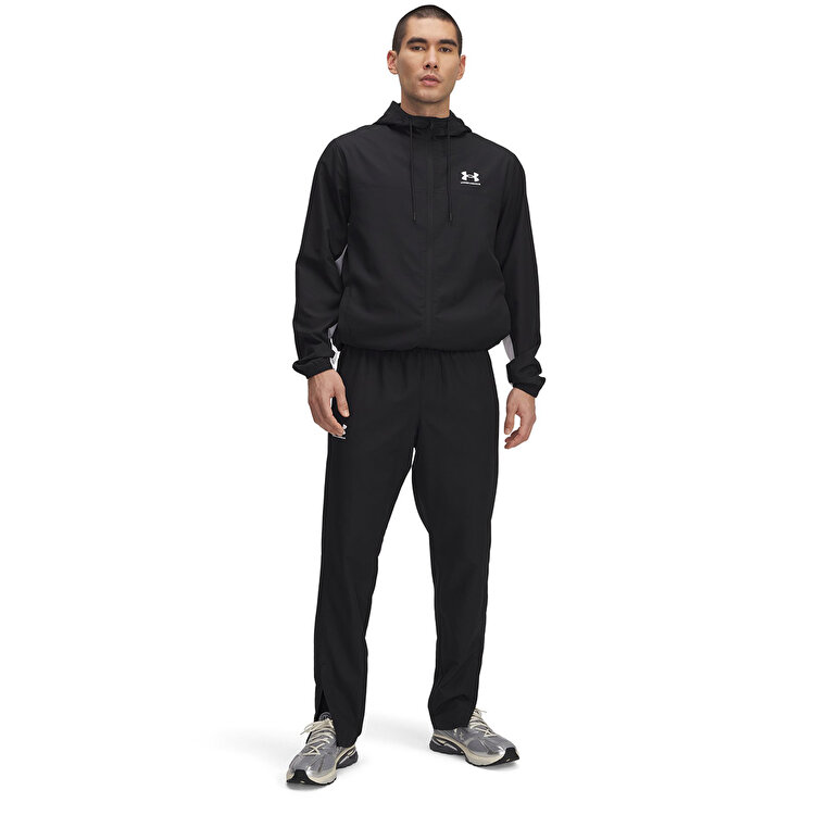 Under Armour Rival Woven Windbreaker Erkek Siyah Eşofman Altı